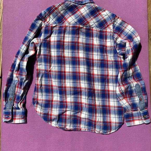 Boys Navy Two Tone Zara Sweater and H & M white plaid buttondown - Picture 8 of 9